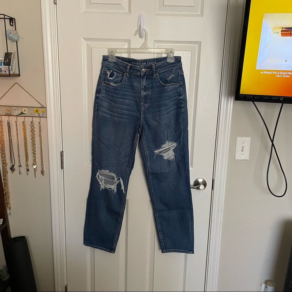 AE curvy mom jeans